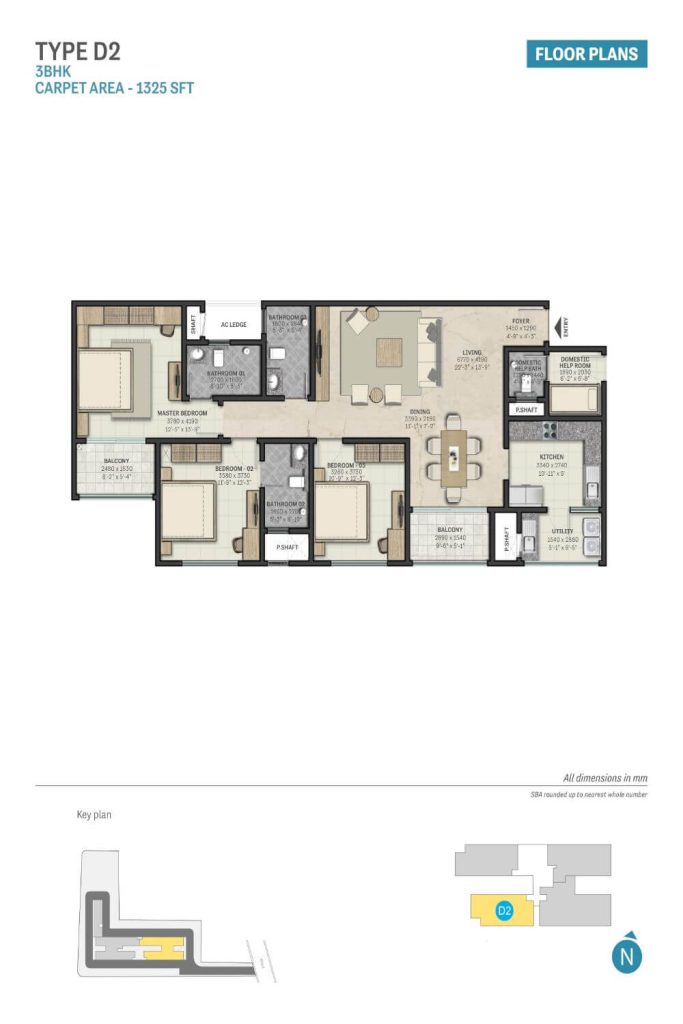 SOBHA Rajvilas Floor Plans (1)