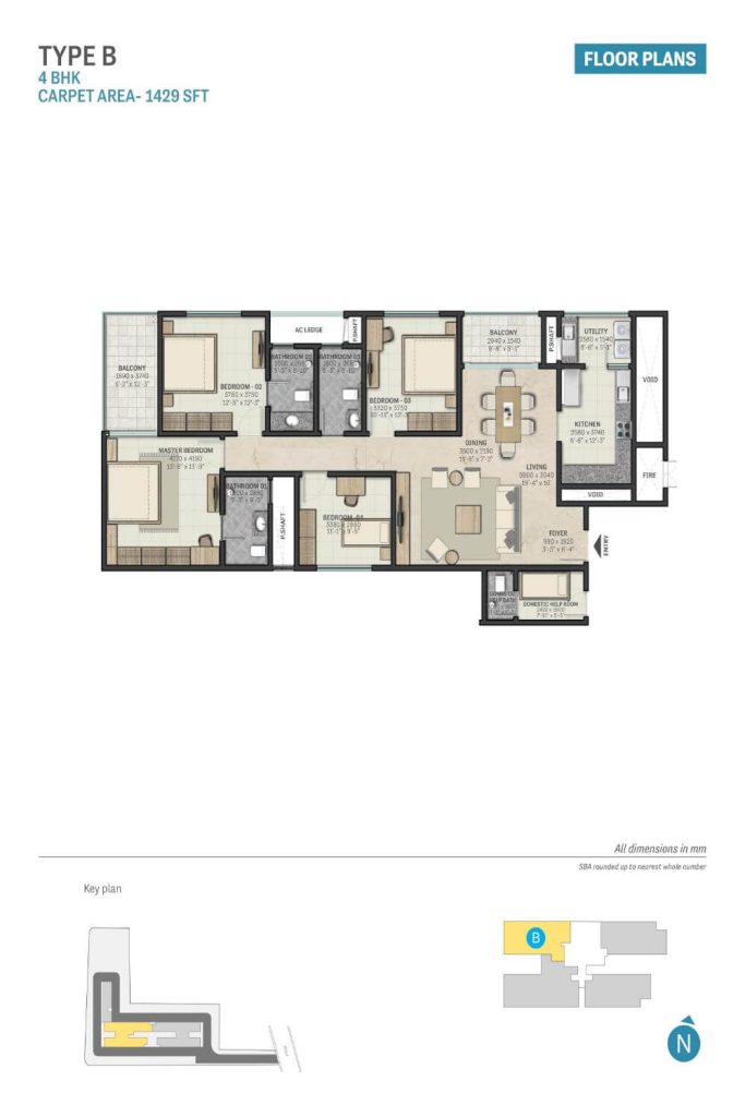 SOBHA Rajvilas Floor Plans (4)