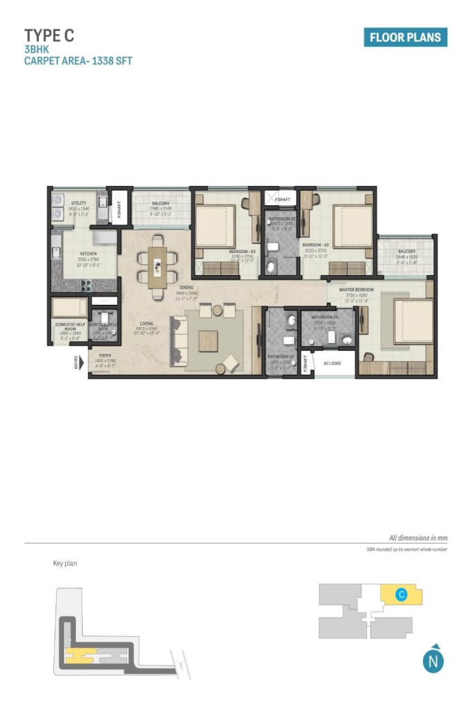 SOBHA Rajvilas Floor Plans (6)